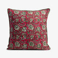 Festive Red Rose Cushion Cover Front View