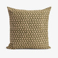 Sage Block Print Cushion Cover Front View