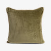 Sage Velvet Cushion Cover Front View