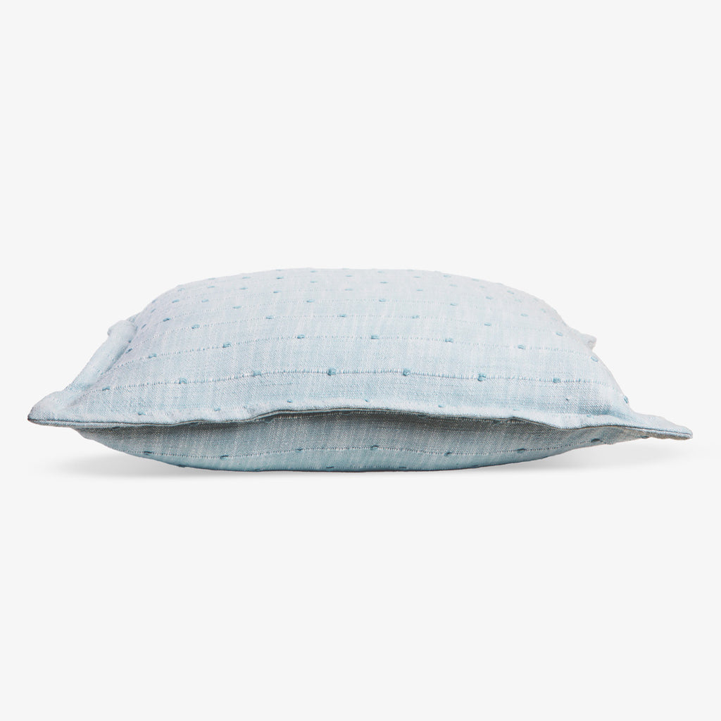 Xanthi Cushion Cover (Light Blue) Side View