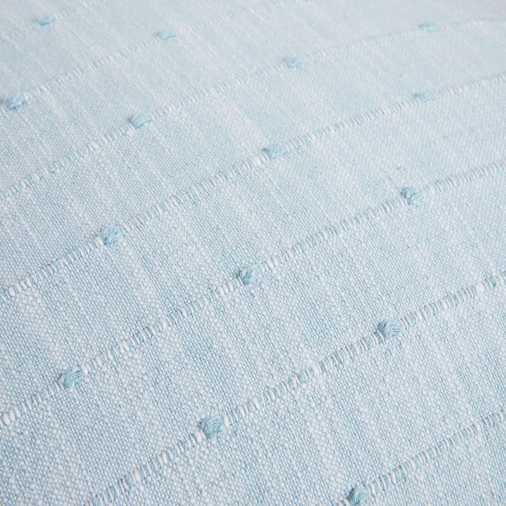 Xanthi Cushion Cover (Light Blue) Close Up