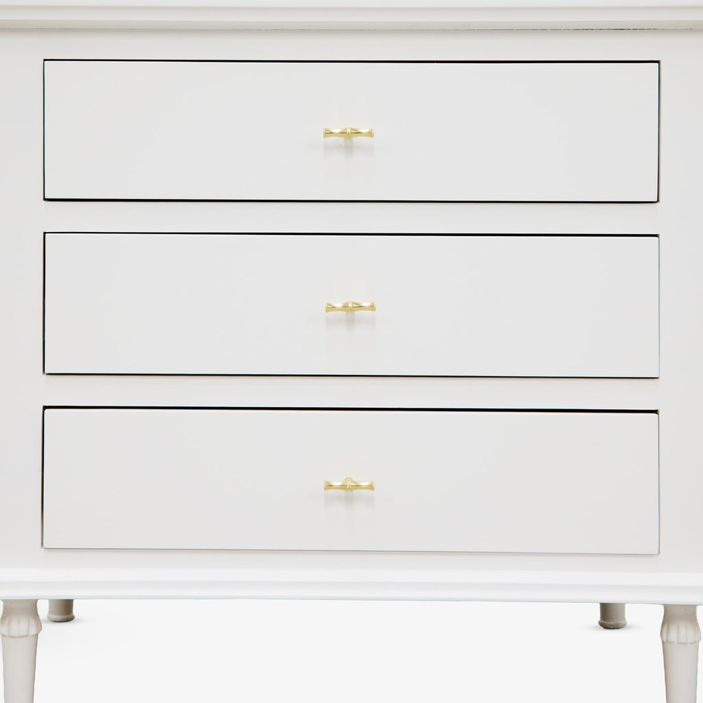 Canterbury Bedside Table (White) Close Up