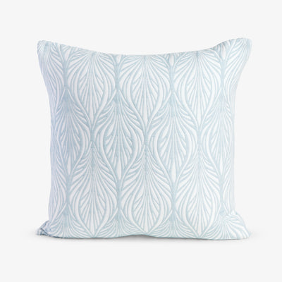 Cascade Cushion Cover Light Blue Front View