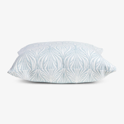 Cascade Cushion Cover Light Blue Side View