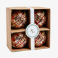 Central Band Baubles Set Of 4 (Red) in Box