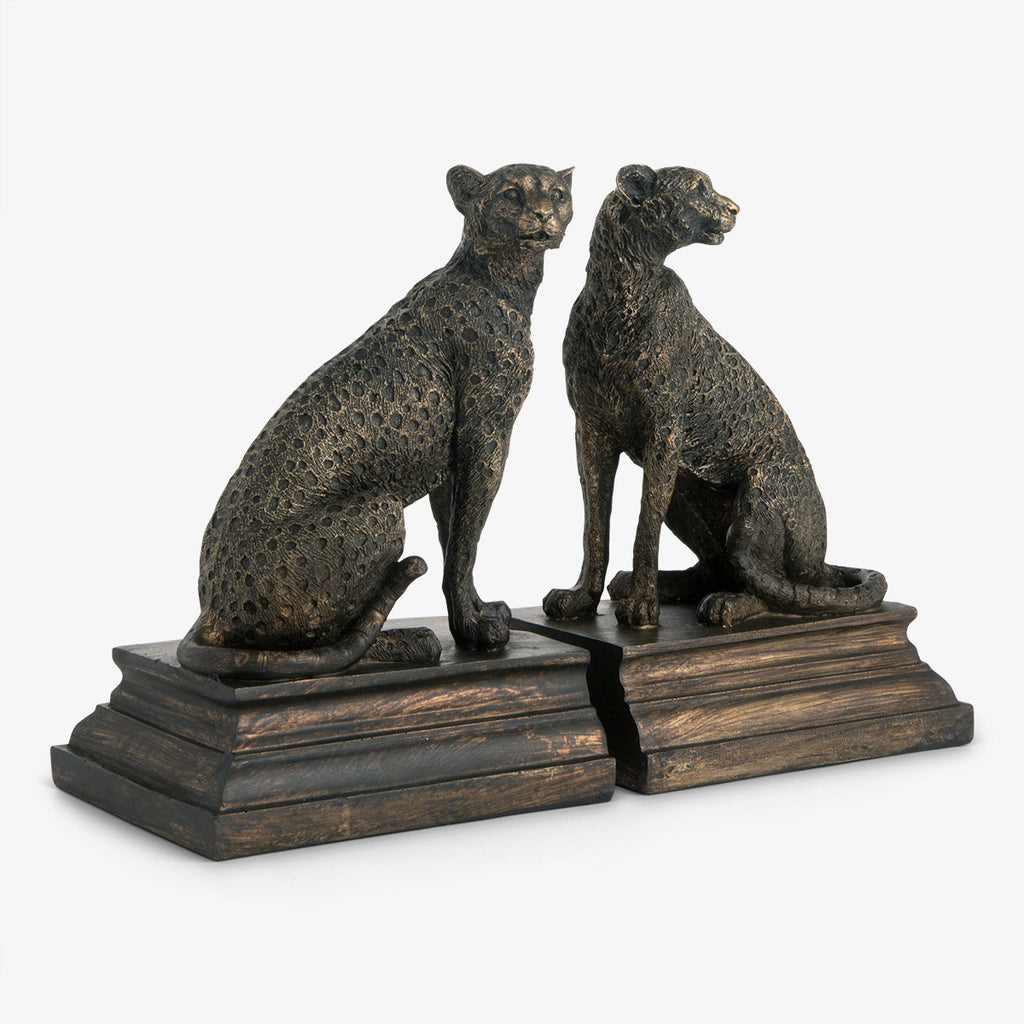 Cheetah Bookends Side View