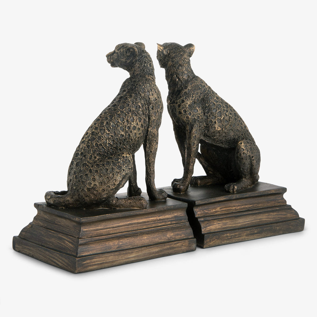 Cheetah Bookends Back View
