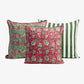 Christmas Cushion Cover Bundle (Festive Rose) Front View