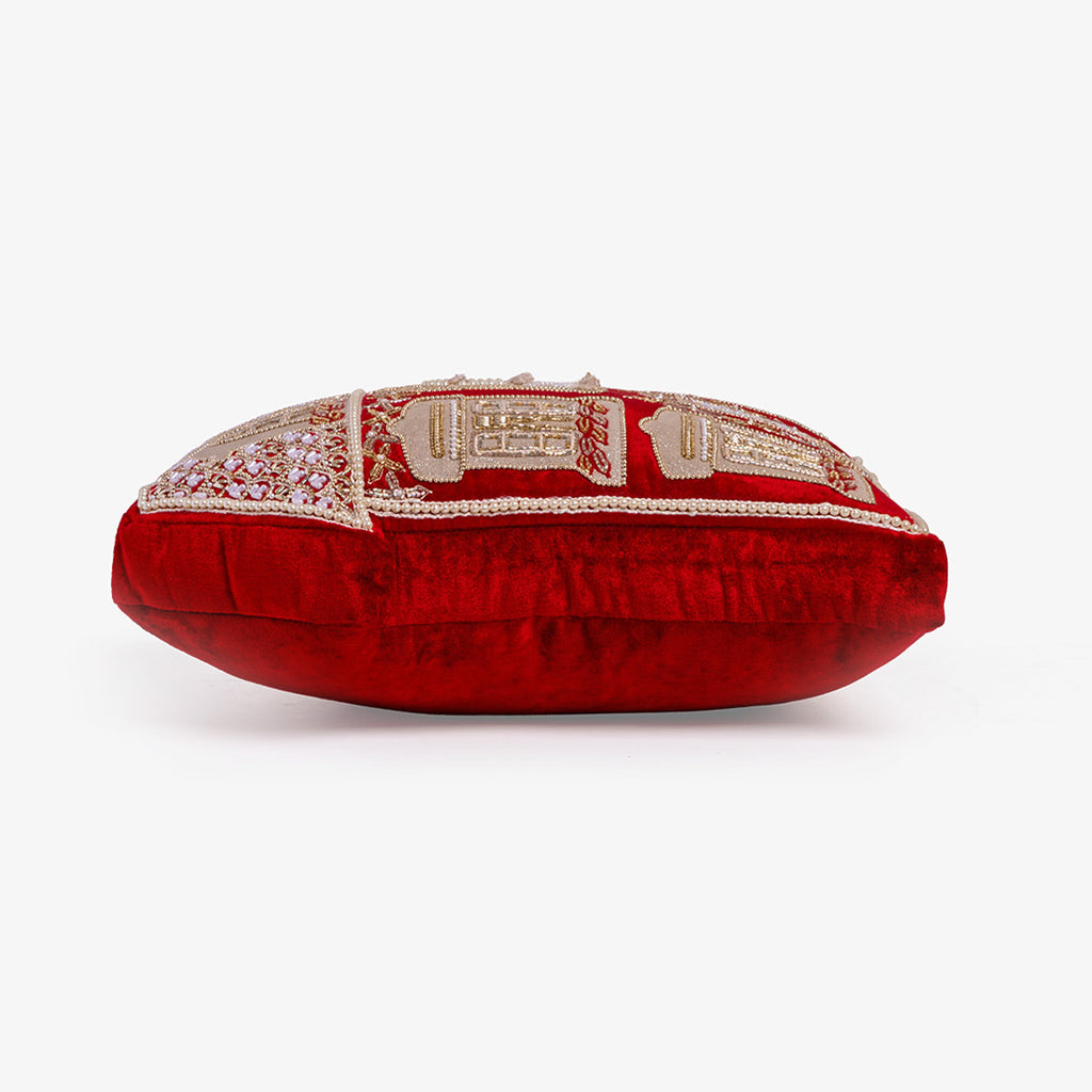 Christmas House Cushion Side View