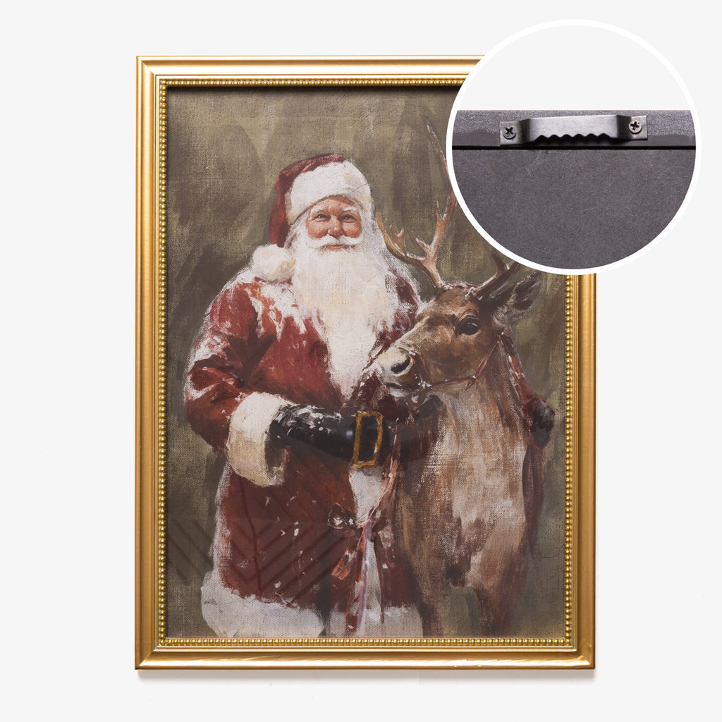 Christmas Prints (Set of 4) Close Up With Hook