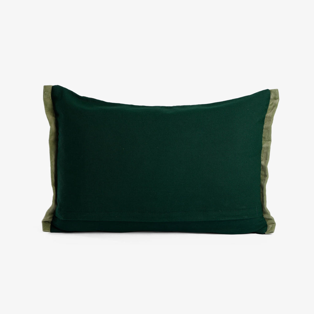 Christmas Village Rectangular Cushion Cover Back