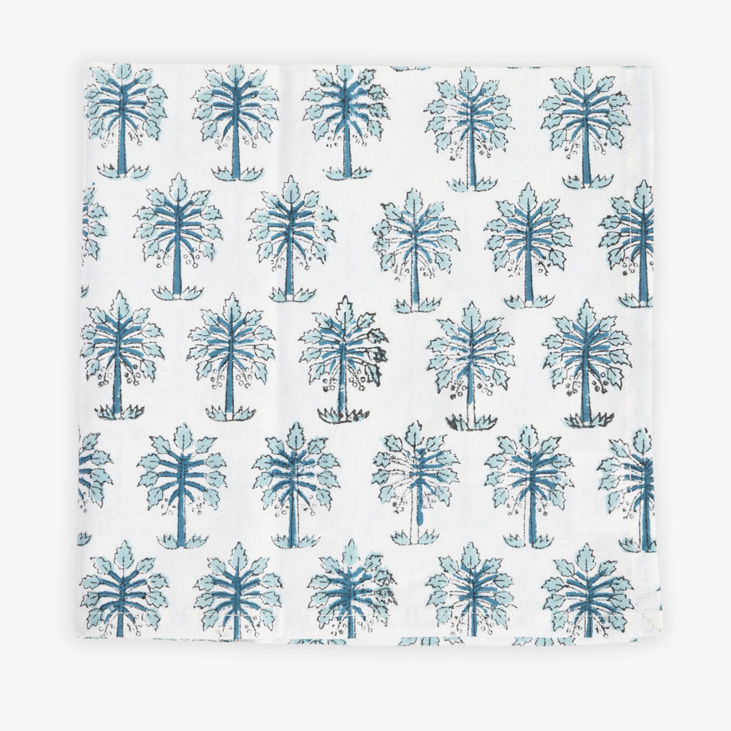 Coastal Palm Napkins (Set of 4) Individual View