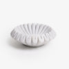 Marble Concertina White Bowl 20cm