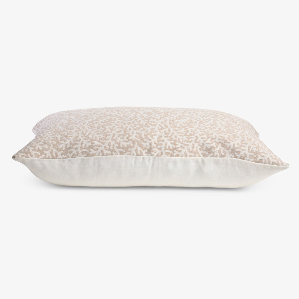 Cove Rectangular Cushion Cover (Natural) Side View