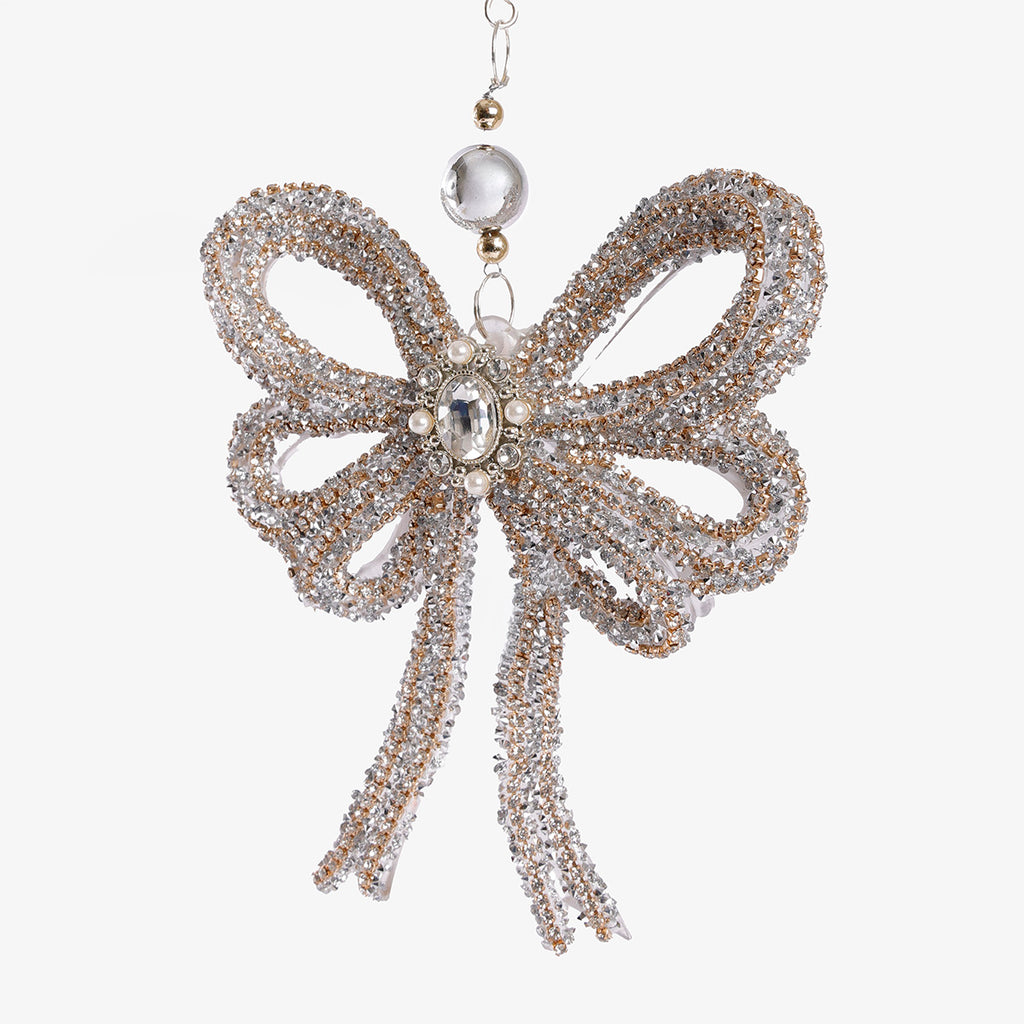 Crystal Bow Ornament 20cm