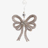 Crystal Bow Ornament 20cm Front