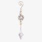 Crystal & Pearl Drop Ornament 17cm