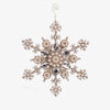 Crystal & Pearl Star Ornament Large
