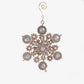 Crystal & Pearl Star Ornament Small