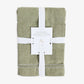 Double Hemstitch Napkins Green (Set of 4) Front View