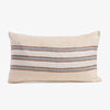 Dune Cream & Light Blue Stripe Cushion Cover (Rectangular) Front View