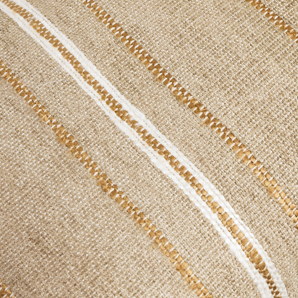 Dune Natural Stripe Cushion Cover (Rectangular) Close Up
