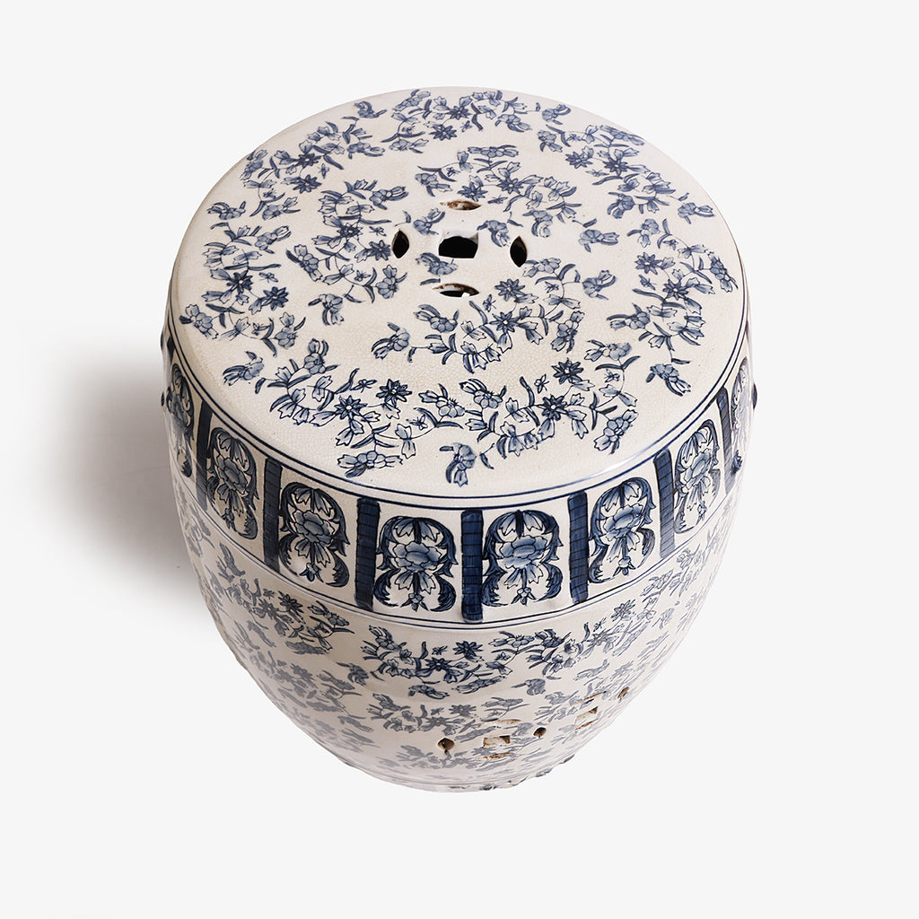 Dynasty Chinoiserie Style Stool