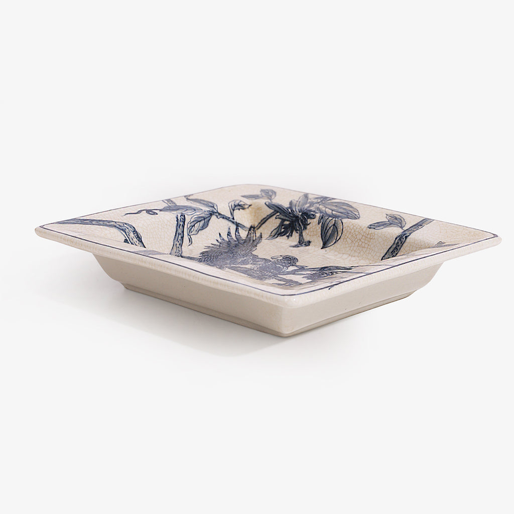 Dynasty Chinoiserie STyle Trinket Tray Side View