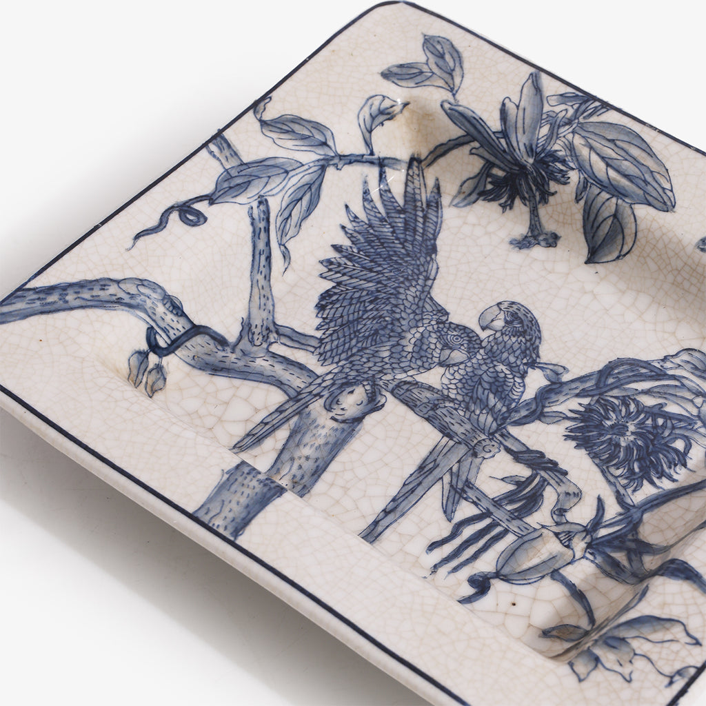 Dynasty Chinoiserie STyle Trinket Tray Details