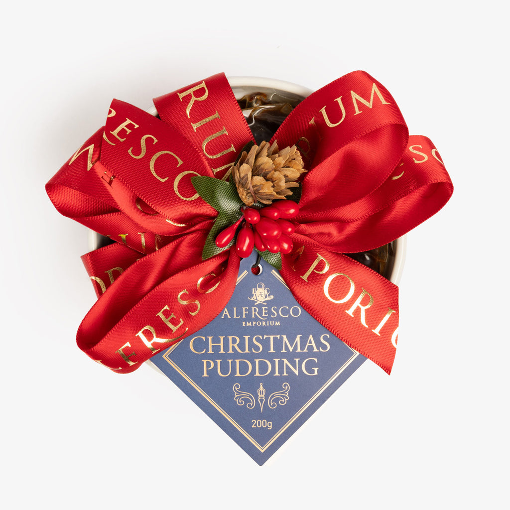 Dynasty Blue & White Christmas Pudding 2026 Top View