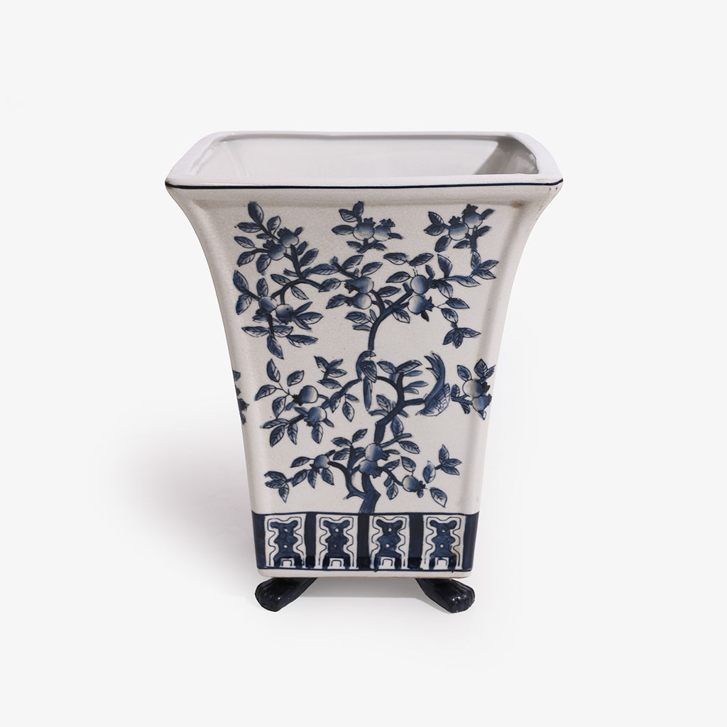 Dynasty Flared Chinoiserie Planter