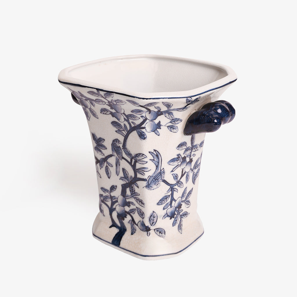  Dynasty Chinoiserie Flared Vase Side View