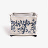 Dynasty Rectangular Planter Chinoiserie Style