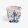 Dynasty Scalloped Chinoiserie Planter Small