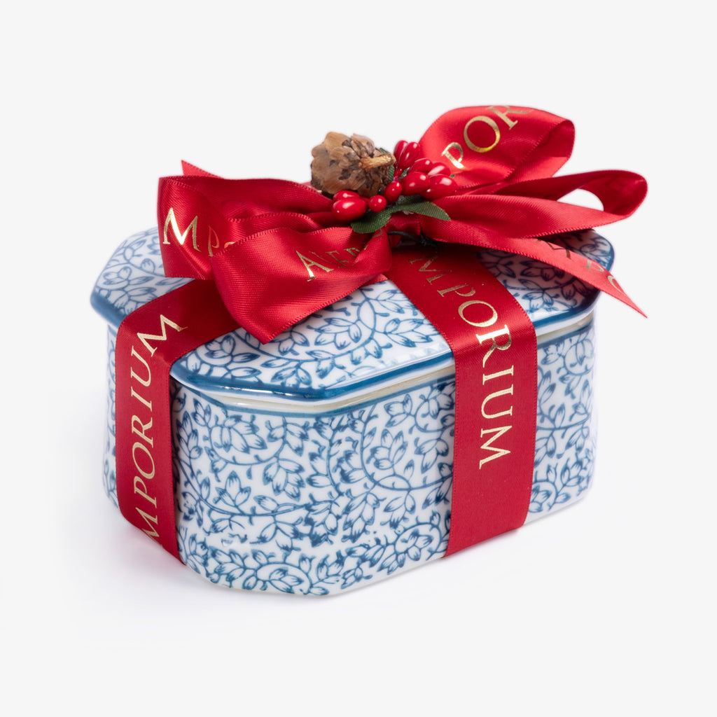 Dynasty Trinket Box With Almonds 2026 With Bow