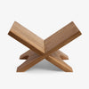 Elm Book Stand (Natural) Front View
