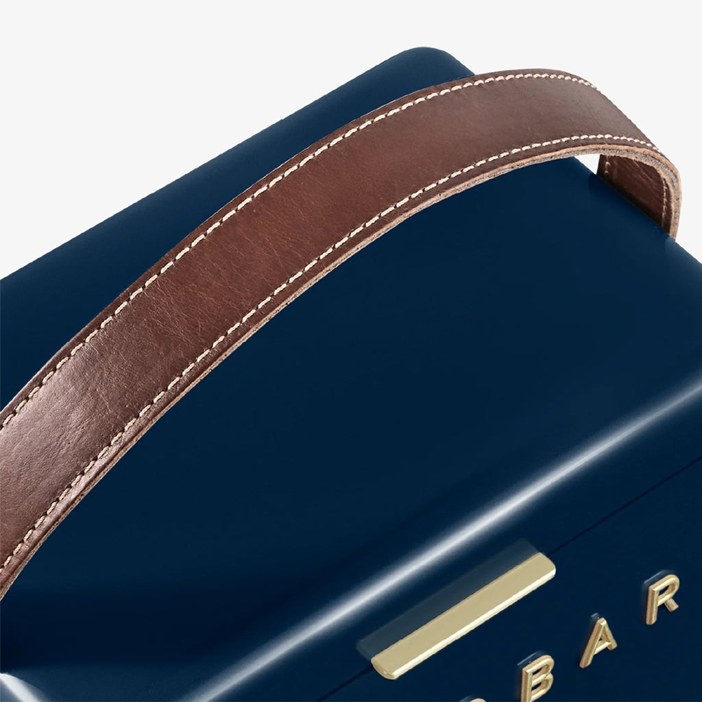 Fieldbar Drinks Box (Sea Boat Blue) Close Up of Handle