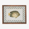 Fish Print In Braid Frame (Print A) Front View
