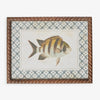 Fish Print In Braid Frame (Print B) Front View