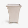White Flared Porcelain Vase WIth Legs 