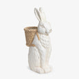 Florence Bunny Ornament (White)  Front
