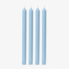 French Blue Dinner Candle 30cm Set of Four Front