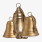 Giant Metal Hanging Bells (Gold)