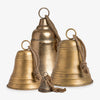 Giant Metal Hanging Bells (Gold)