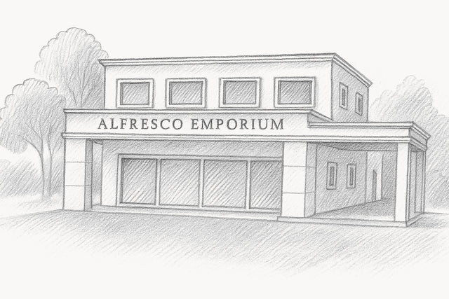 Sketch of the Alfresco Emporium Glenhaven Store.