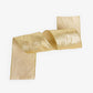 Glitter Wire Ribbon (Gold) Front View