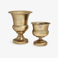 Metal Planters (Gold) Front Group Shot