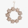 Gold & Pearl Round Ornament 21cm