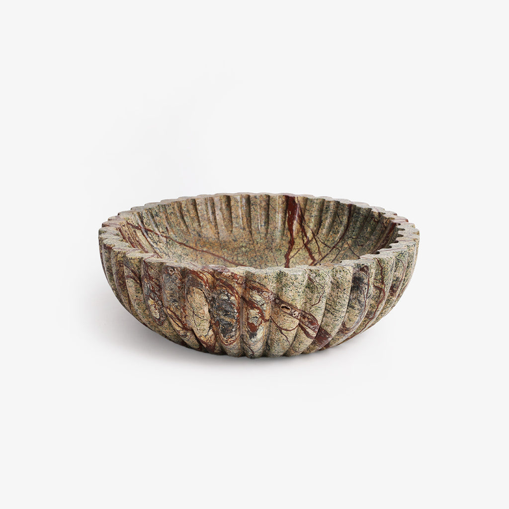 Green Marble Bowl 20cm Hero 
