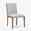 Harper Oak Dining Chair (Duck Egg Blue) Front View